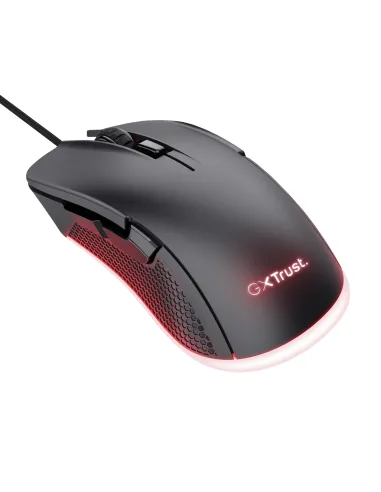 Trust GXT 922 YBAR ratón Juego Mano derecha USB tipo A Óptico 7200 DPI