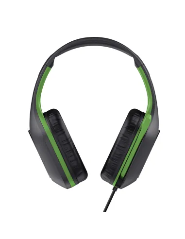 Trust GXT 415X ZIROX Auriculares Alámbrico Diadema Juego Negro, Verde