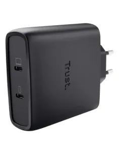 Trust Maxo Cargador GaN USB-C de 2 puertos de 100 W - Blanco