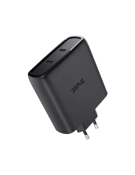 Trust Maxo Cargador GaN USB-C de 2 puertos de 100 W - Blanco