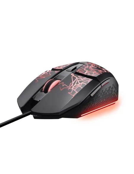 Trust GXT 113 Felox ratón Juego Mano derecha USB tipo A Óptico 6400 DPI