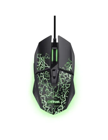 Trust GXT 113 Felox ratón Juego Mano derecha USB tipo A Óptico 6400 DPI