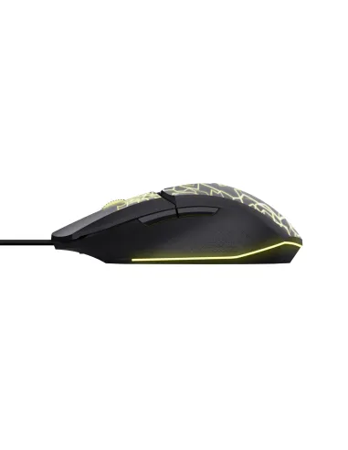 Trust GXT 113 Felox ratón Juego Mano derecha USB tipo A Óptico 6400 DPI