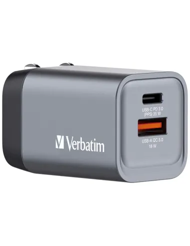 Verbatim GNC-35 Universal Negro, Gris Corriente alterna Carga rápida Interior