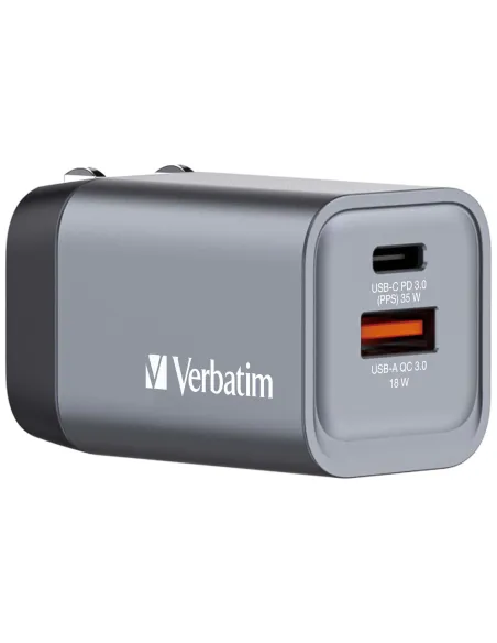 Verbatim GNC-35 Universal Negro, Gris Corriente alterna Carga rápida Interior