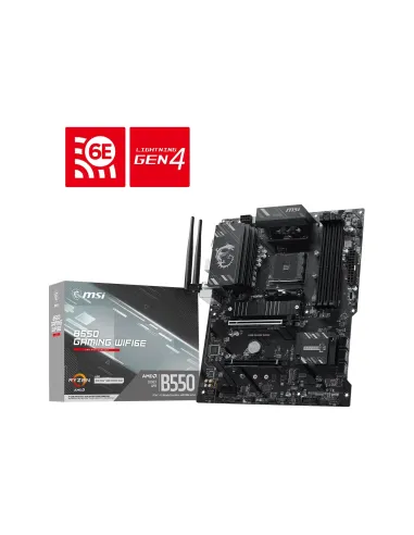 MSI B550 GAMING WIFI6E placa base AMD B550 Zócalo AM4