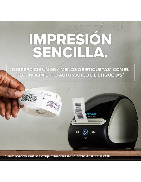 DYMO LabelWriter 550 Impresora de etiquetas | Rotuladora con impresión térmica directa | Reconocimiento automático de etiquetas