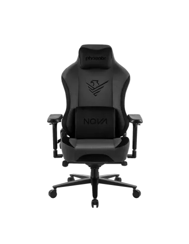 Phoenix nova silla gaming alta gama fabricada en tela gris