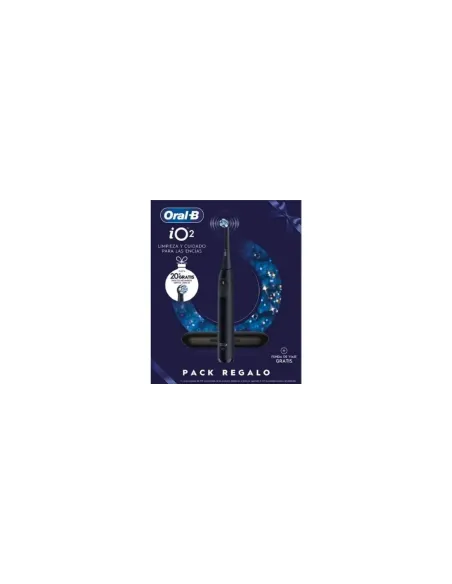 Cepillo Dental Braun Oral-B iO 2/ Incluye 2 Recambios/ Negro