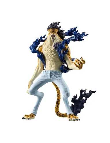 Figura banpresto one piece king of artist rob lucci awakening ver. 19cm