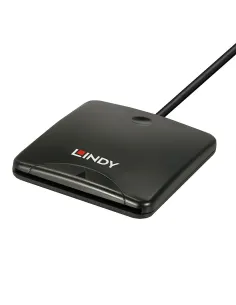 Lindy 43407 lector de tarjeta magnética USB Negro