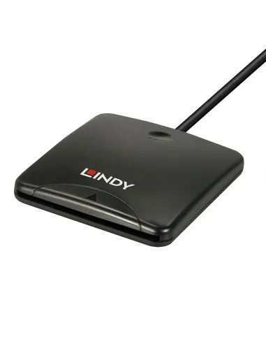 Lindy 43407 lector de tarjeta magnética USB Negro