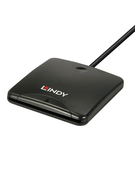 Lindy 43407 lector de tarjeta magnética USB Negro