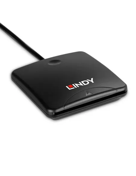 Lindy 43407 lector de tarjeta magnética USB Negro