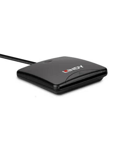Lindy 43407 lector de tarjeta magnética USB Negro