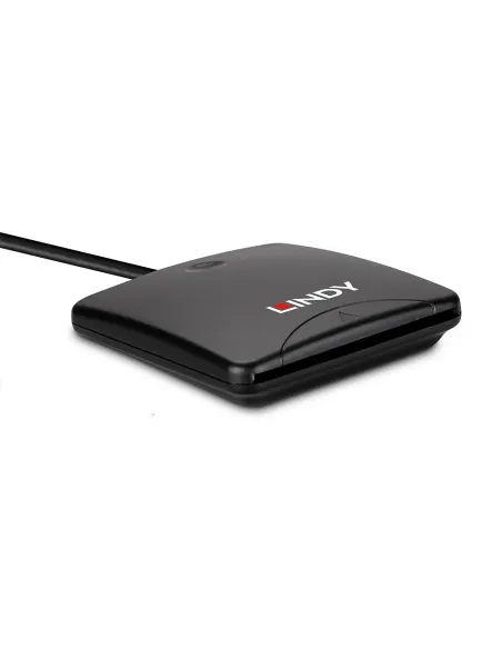 Lindy 43407 lector de tarjeta magnética USB Negro