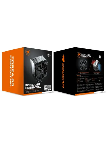 COUGAR CGR-FZAE85 Procesador Disipador térmico Radiador 12 cm Negro 1 pieza(s)