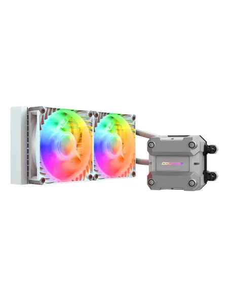 COUGAR CGR-PSDUTRGB-W-240 Procesador Sistema de refrigeración líquida todo en uno 12 cm Blanco 1 pieza(s)