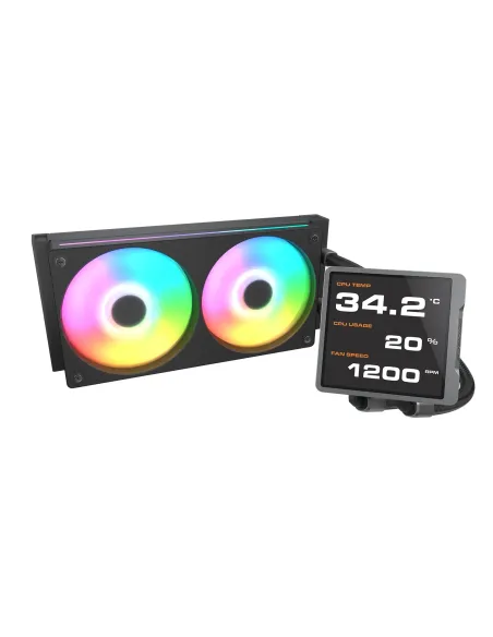 COUGAR CGR-PSDVPRGB-B-240 Procesador Sistema de refrigeración líquida todo en uno 12 cm Negro