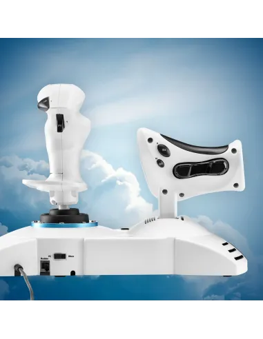 Thrustmaster T.Flight Hotas One Microsoft Flight Simulator Edition Negro, Blanco USB Joystick Palanca de control lateral +