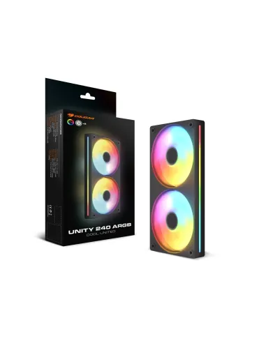 COUGAR CF-UN240FB-RGB Carcasa del ordenador Ventilador 12 cm Negro