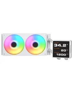 COUGAR CGR-PSDVPRGB-W-240 Procesador Sistema de refrigeración líquida todo en uno 12 cm Blanco