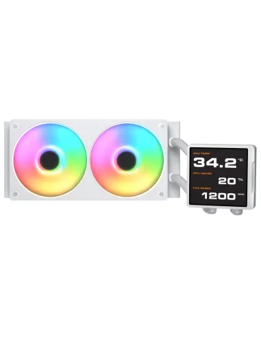 COUGAR CGR-PSDVPRGB-W-240 Procesador Sistema de refrigeración líquida todo en uno 12 cm Blanco