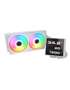 COUGAR CGR-PSDVPRGB-W-240 Procesador Sistema de refrigeración líquida todo en uno 12 cm Blanco 2