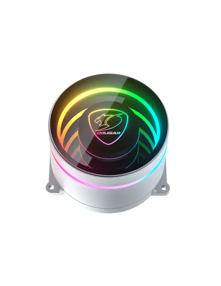 COUGAR CGR-PSDELRGB-W-240 Carcasa del ordenador Sistema de refrigeración líquida todo en uno Blanco