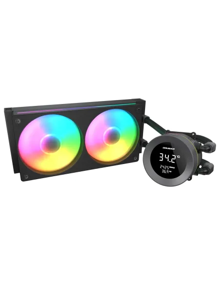 COUGAR CGR-PSDVARGB-B-240 Procesador Sistema de refrigeración líquida todo en uno 12 cm Negro