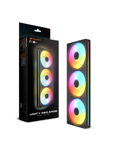 COUGAR CF-UN360FB-RGB Carcasa del ordenador Ventilador 12 cm Negro