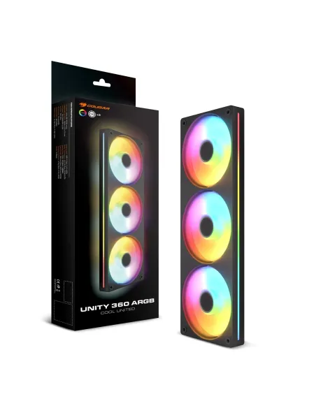COUGAR CF-UN360FB-RGB Carcasa del ordenador Ventilador 12 cm Negro