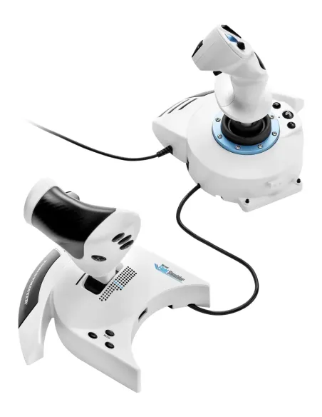 Thrustmaster T.Flight Hotas 5 Microsoft Flight Simulator Edition Blanco USB Simulador de Vuelo Digital PC, PlayStation 5,