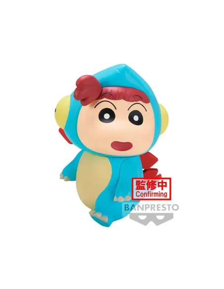 Figura banpresto: shin chan crayon dino stegosaurus nene chan