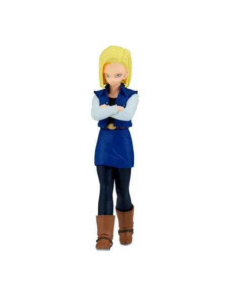 Figura banpresto dragon ball z solid edge works android 18 17cm