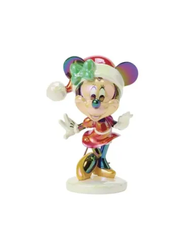 Figura enesco minnie mouse navideña