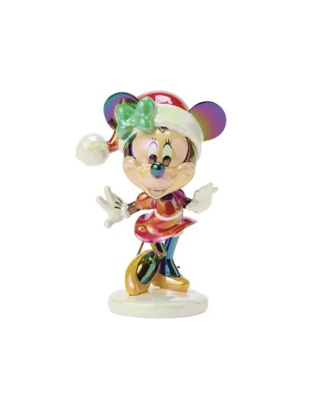 Figura enesco minnie mouse navideña