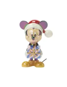 Figura enesco mickey mouse navideño