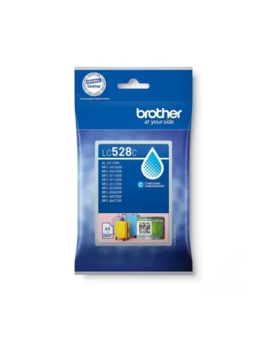 Cartucho tinta brother lc528c azul
