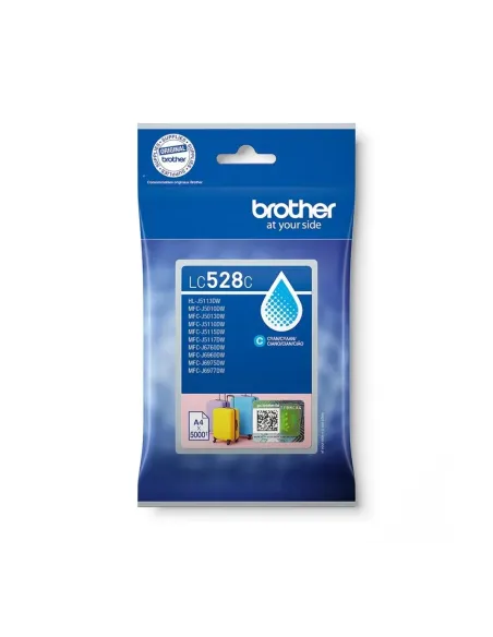Cartucho tinta brother lc528c azul