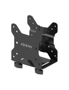 AISENS Soporte Versátil de Instalación para Mini PC, Negro