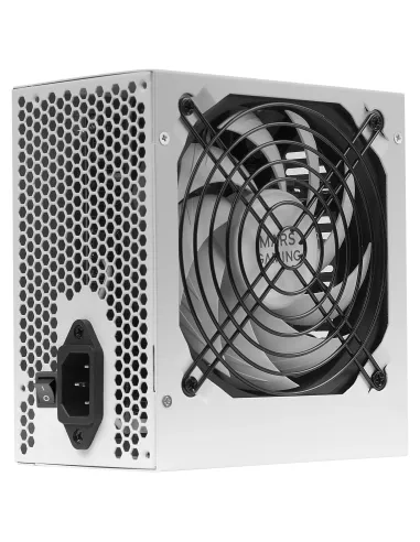 Mars Gaming MPIII550P, Fuente Alimentación PC ATX 550W, 5 Años de Garantía, 85% Eficiencia, Sistema Digital APFC, Ventilador