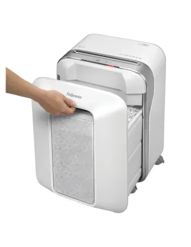 Fellowes Powershred LX201 triturador de papel Microcorte 23 cm Blanco
