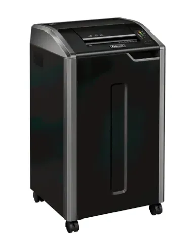 Fellowes 425i triturador de papel Corte en tiras 30 cm Negro