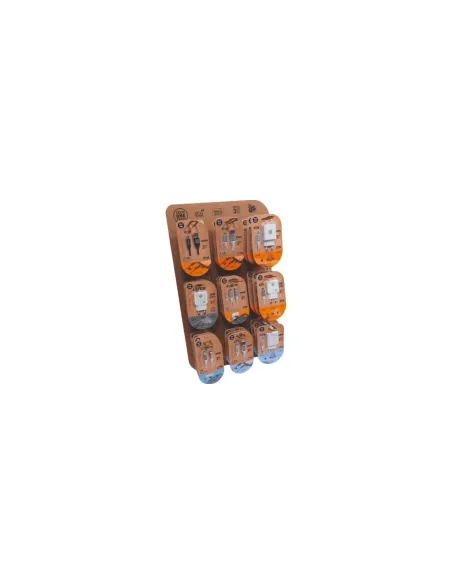 Expositor de Cargadores GaN y Cables Tech One Tech EKO 400903/ 9 ganchos/ Incluye 27 Productos
