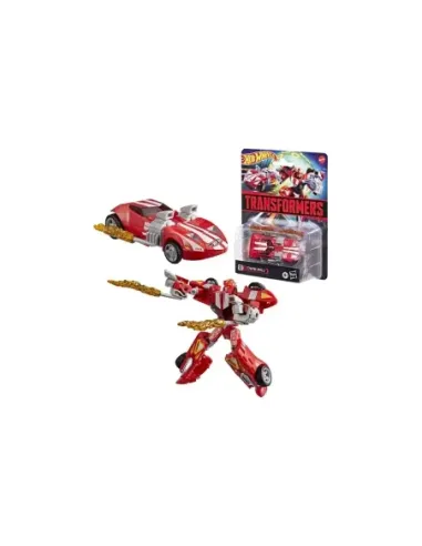 Figura hasbro transformers x hot wheels twin mill