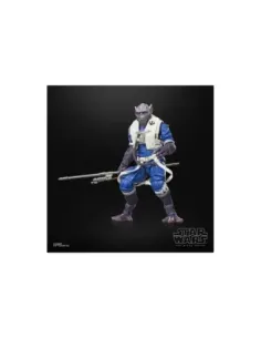 Figura hasbro star wars the black series the mandalorian and grogu zeb orrelios (new republic pilot)
