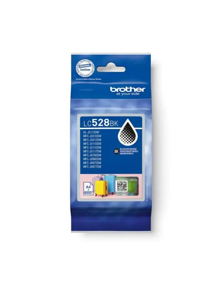 Cartucho tinta brother lc528bk negro