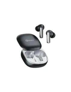 Auriculares qcharx buds slide anc + enc bluetooth negro