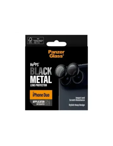 PanzerGlass Hoops Camera Protect iPhone Duo Black